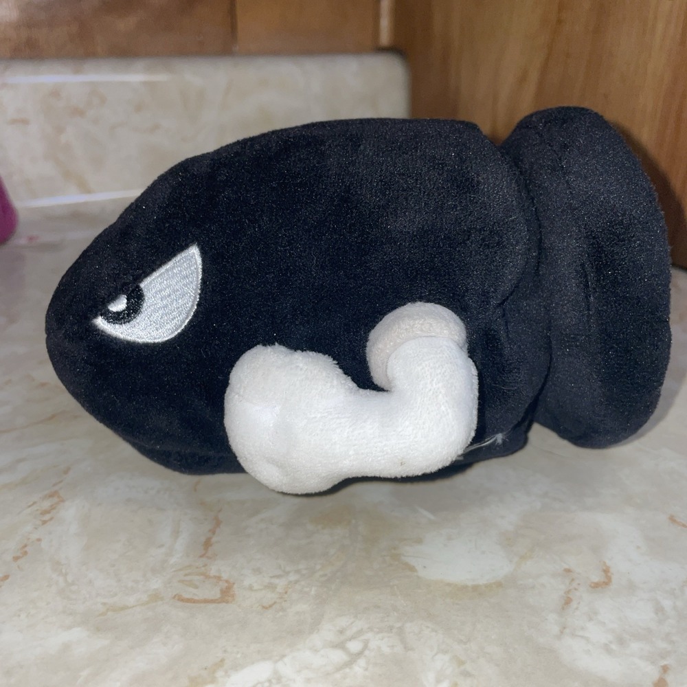 Bullet‎ Bill  6" Plush Toy Nintendo Super Mario Bros Stuffed Animal Toy